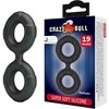 Crazy Bull Radwan Model 19 Double Silicone Adjustable Ring, Juodas