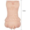 CRAZY BULL - Realistic Vagina Masturbator, Vibration Vanduo lubricant, 3 AAA batteries