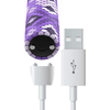 Custom Bullets Snake Magnetic Rechargeable Mini Massager Violetinė 6.25cm