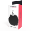 Darkness Anal Darkness Juodas Tail Plug 7 cm - Silicone Model with Faux Fur Accent