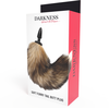 Darkness Anal Darkness Silicone Intimate System with Natural Faux Tail 10 cm Juodas