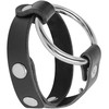Darkness Bondage Darkness Adjustable Metal Intimate Ring Juodas - Nickel-Free, Universal Fit