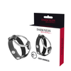 Darkness Bondage Darkness Adjustable Metal Intimate Ring Juodas - Nickel-Free, Universal Fit