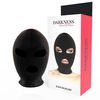 Darkness Bondage Darkness Submission Mask Juodas - Spandex Hood with Mouth &amp; Eye Openings