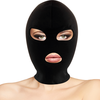 Darkness Bondage Darkness Submission Mask Juodas - Spandex Hood with Mouth &amp; Eye Openings