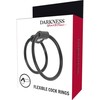 Darkness Bondage Darkness Set of Two Flexible Anatomical Support Rings Juodas