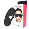 Darkness Bondage Darkness Premium PVC Juodas Adjustable Eye Mask for Sensory Play
