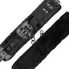 Darkness Bondage Darkness Adjustable Juodas Leather Cuffs with Padlock Premium Design