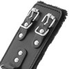 Darkness Bondage Darkness Adjustable Juodas Leather Handcuffs with Soft Lining