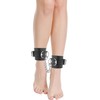 Darkness Bondage Darkness Juodas Leather Adjustable Anklet and Wrist Restraints