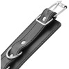 Darkness Bondage Darkness Juodas Leather Adjustable Anklet and Wrist Restraints