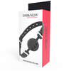 Darkness Bondage Darkness Juodas Adjustable Silicone Breathable Gag - Universal Fit