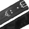 Darkness Bondage Darkness Juodas Lined Adjustable Restraint Cuffs Faux Leather