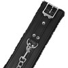 Darkness Bondage Darkness Juodas Lined Adjustable Restraint Cuffs Faux Leather