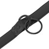 Darkness Bondage Darkness Adjustable Juodas Neoprene &amp; Semi-Leather Collar with Metal Chain