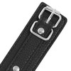 Darkness Bondage Darkness Adjustable Juodas Leather Handcuffs - Textured PU, Secure Buckle