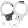 Darkness Bondage Darkness Metal Ankle and Wrist Cuffs with Keys - Adjustable Steel Restraints