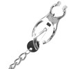 Darkness Bondage Darkness Adjustable Metal Clamp Set with Chain - Precision Control