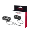 Darkness Bondage Darkness Premium Metal Ring System Juodas &amp; Sidabrinis - Adjustable Intimate Priedas