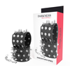 Darkness Bondage Darkness Skulls and Bones Adjustable Juodas Spiked Restraint Cuffs