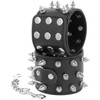 Darkness Bondage Darkness Skulls and Bones Adjustable Juodas Spiked Restraint Cuffs