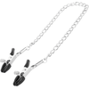 Darkness Sensations Darkness Adjustable Metal Chain Nipple Clamps - Nickel-Free, Unisex