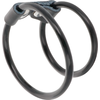 Darkness Sensations Darkness Adjustable Dual Ring System Leather &amp; Rubber Universal Fit
