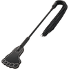 Darkness Sensations Darkness Dual-Function Crop &amp; Whip Juodas - Versatile Control Tool