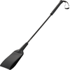 Darkness Sensations Darkness Fetish Juodas Wide Whip 53cm - Durable PVC, Ergonomic Handle