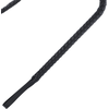 Darkness Sensations Darkness Bondage Whip 210 cm - Juodas, Ergonomic Handle, Premium Material