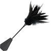 Darkness Sensations Darkness Juodas Feather Dual-Sided Intimate Crop, 48 cm