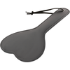 Darkness Sensations Darkness Juodas Impact Paddle - Sturdy Vegan Leather, Spiked Design