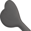 Darkness Sensations Darkness Juodas Impact Paddle - Sturdy Vegan Leather, Spiked Design