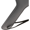 Darkness Sensations Darkness Juodas Impact Paddle - Sturdy Vegan Leather, Spiked Design