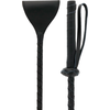 Darkness Sensations Darkness Juodas Whipper - Precision Riding Crop, 60 cm, PVC Tip