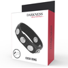 Darkness Sensations Darkness Adjustable Leather Performance Ring, Nickel-Free, Universal Size