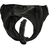Darkness Sensations Darkness Intimate Set - PU Leather Panties with Interchangeable Attachments, One Size
