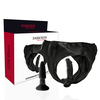 Darkness Sensations Darkness Intimate Set - PU Leather Panties with Interchangeable Attachments, One Size
