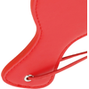 Darkness Sensations Darkness Raudona Rounded Paddle - High-Quality PU Leather Impact Tool 32cm