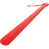 Darkness Sensations Darkness Raudona Fetish Paddle 48cm - Durable PU Leather, Studded, Juodas/Raudona