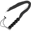 Darkness Sensations Darkness Thin Juodas Bondage Whip 45cm - Elegant Flexible Model