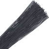 Darkness Sensations Darkness Thin Juodas Bondage Whip 45cm - Elegant Flexible Model