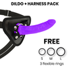 Deltaclub Delta Club Adjustable Harness System with Violetinė Silicone Attachment 17cm