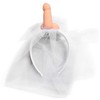 Diablo Picante Baltas Bridal Veil with Fun Motif - Bachelorette Priedas