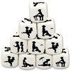 Diablo Picante Baltas Game Dice Set 25mm - Party Fun Priedas