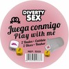 DIVERTY SEX Diablo Picante Dice Game Set with Positions &amp; Locations, 30mm, with Cup