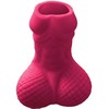 Diablo Picante Fuchsia Novelty Shot Glass - Durable Plastic Party Priedas
