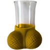 DIABLO PICANTE Gold Metallic Shot Glass - Durable Party Accent 60 ml