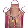 Diablo Picante Men's Kitchen Apron Party Edition - Humorous Design, 100% Polyester