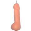 Diablo Picante Party Candle Flesh Tone - Humorous Table Decor, 15 cm